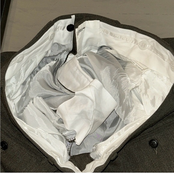 Pal Zileri Suit Men 40R 33Wx28L  Italy VTG 80s Double Breasted Bagged Pant Rare - Picture 15 of 16